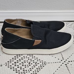 OLUKAI Womens 10 Pehuea Breathable Slip-On Sneakers Loafers Shoes Drop-In Heel
